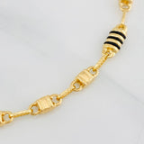 Pulso Rustico Barril 5.8g / 21.7cm / 5.1mm Oro Amarillo 18K