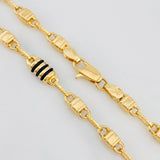 Pulso Rustico Barril 5.8g / 21.7cm / 5.1mm Oro Amarillo 18K