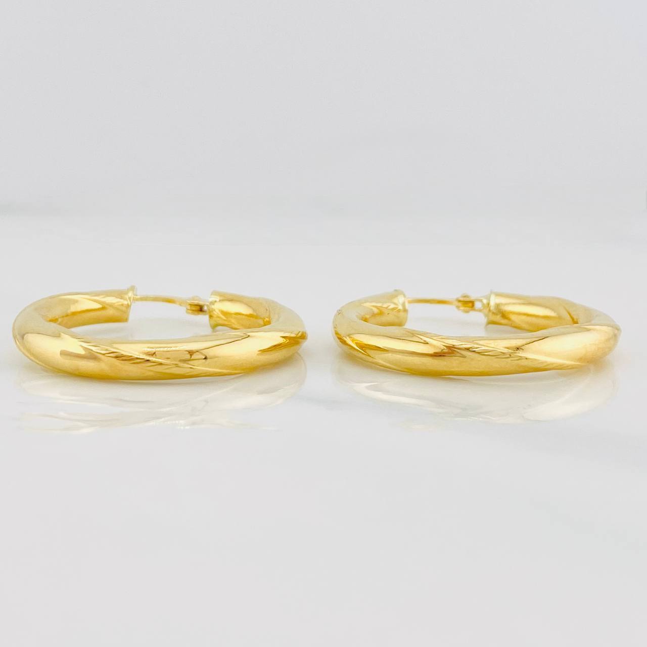 Candongas Lidia 3.9g / 3.1cm Oro Amarillo 18K