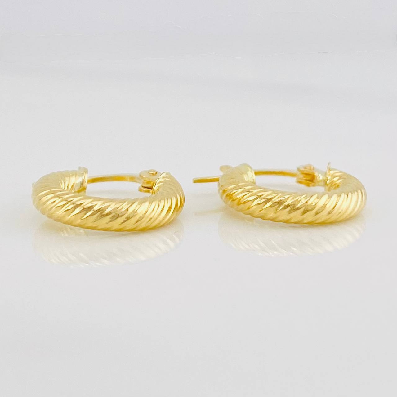 Candongas Raquel 1.7g / 1.6cm Oro Amarillo 18K