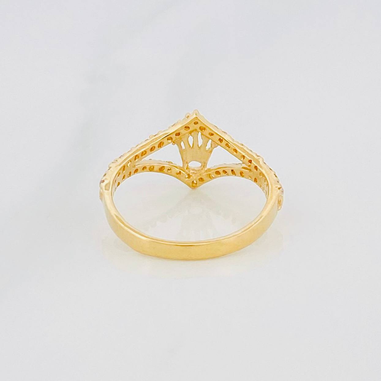Anillo Corona 1.85g / T5 Oro Amarillo 18K