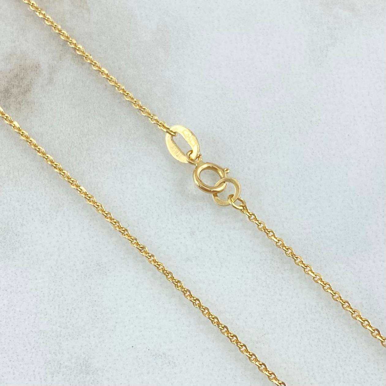 Cadena Aro Seguido 2.05gr / 50cm / +3 Oro 18K