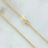 Cadena Aro Seguido 2.05gr / 50cm / +3 Oro 18K