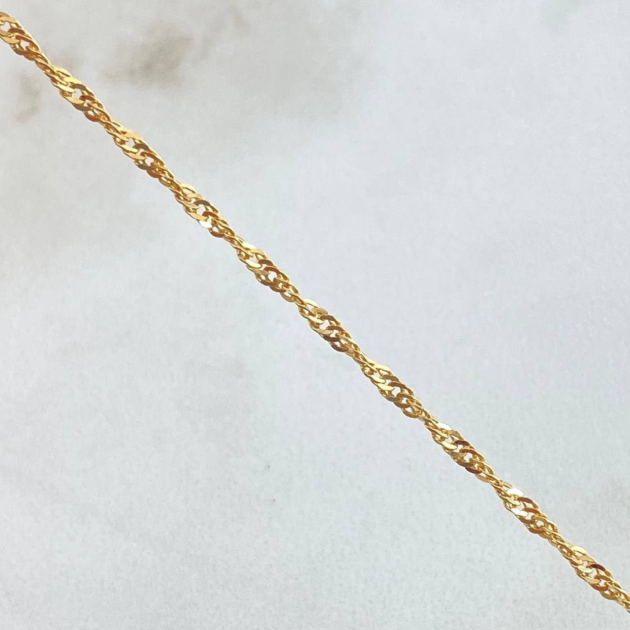 Cadena Singapur 3.05gr / 45cm / +3 Oro 18K