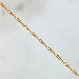 Cadena Singapur 3.05gr / 45cm / +3 Oro 18K