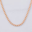 Cadena Ice 8.1g / 60cm / 2.4mm Dos Oros Blanco Rosa 18K