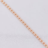 Cadena Ice 8.05g / 60cm / 2.4mm Dos Oros Blanco Rosa 18K