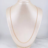 Cadena Ice 8.05g / 60cm / 2.4mm Dos Oros Blanco Rosa 18K