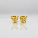 Topos Rostro Perro 0.95g / 5.8mm Oro Amarillo 18K