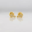 Topos Cruz 0.75g / 7mm Oro Amarillo 18K