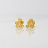 Topos Cruz Cristo 0.7g / 6.3mm Oro Amarillo 18K
