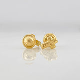 Topos Cruz 0.65g / 7mm Oro Amarillo 18K