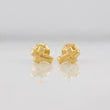 Topos Cruz 0.65g / 7mm Oro Amarillo 18K