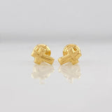 Topos Cruz 0.65g / 7mm Oro Amarillo 18K