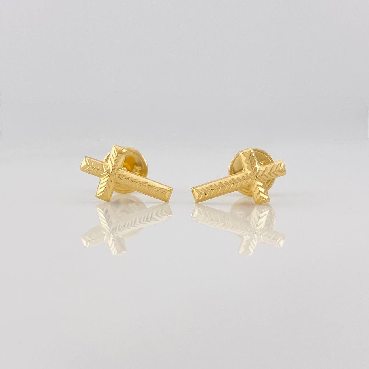 Topos Cruz 0.6g / 10.3mm Oro Amarillo 18K