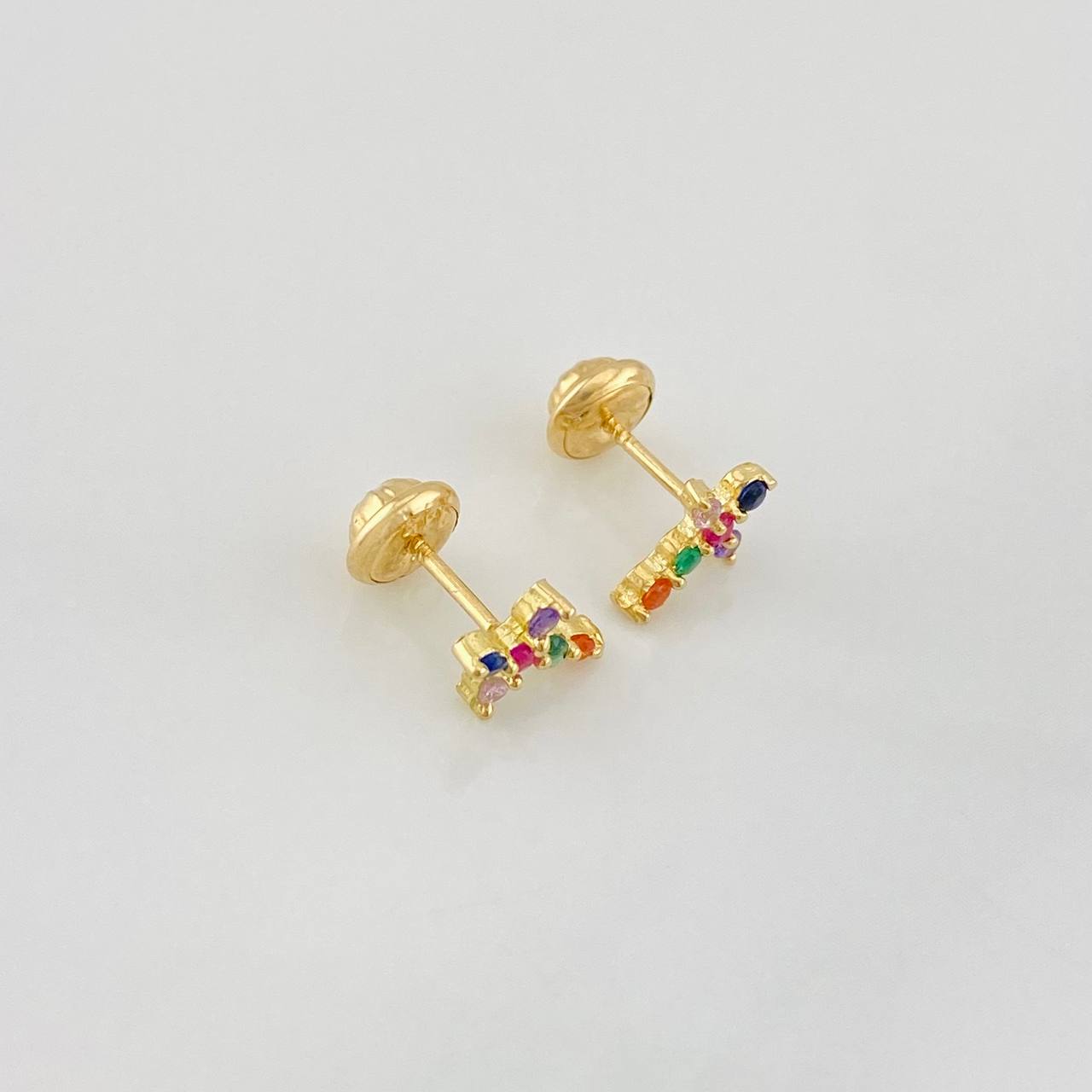 Topos Cruz 0.9g / 8.8mm Oro Amarillo 18K