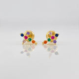 Topos Cruz 0.9g / 8.8mm Oro Amarillo 18K