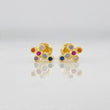 Topos Cruz Tupida 0.95g / 8.15mm Oro Amarillo 18K