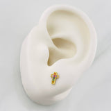 Topos Cruz 0.75g / 6.8mm Oro Amarillo 18K