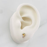 Topos Cruz 0.8g / 6.4mm Oro Amarillo 18K