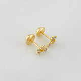 Topos Cruz 0.8g / 6.4mm Oro Amarillo 18K