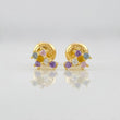 Topos Cruz 0.8g / 6.4mm Oro Amarillo 18K