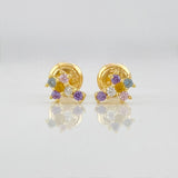 Topos Cruz 0.8g / 6.4mm Oro Amarillo 18K