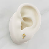 Topos Cruz 0.75g / 6.8mm Oro Amarillo 18K