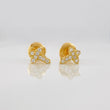 Topos Cruz 0.75g / 6.8mm Oro Amarillo 18K