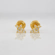 Topos Cruz 0.8g / 6.3mm Oro Amarillo 18K