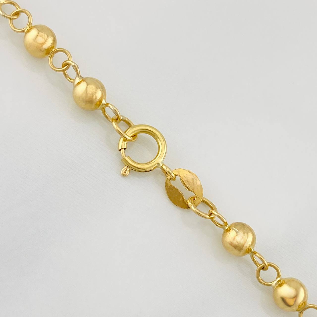 Rosario Virgen Milagrosa 7.45g / 45cm / 4mm Oro Amarillo 18K