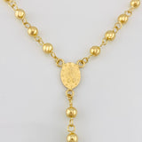 Rosario Virgen Milagrosa 10.9g / 50cm / 4mm Oro Amarillo 18K