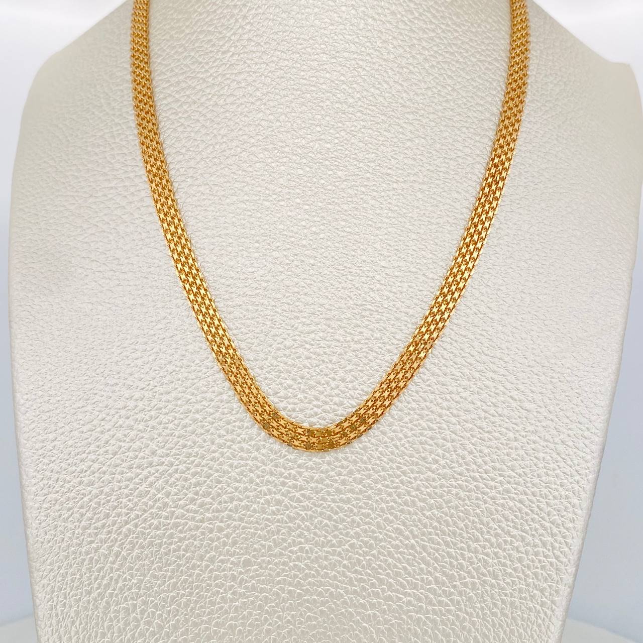 Cadena China 13.7gr / 55.5cm / 4mm Oro Amarillo Nac.Esp. 18K &