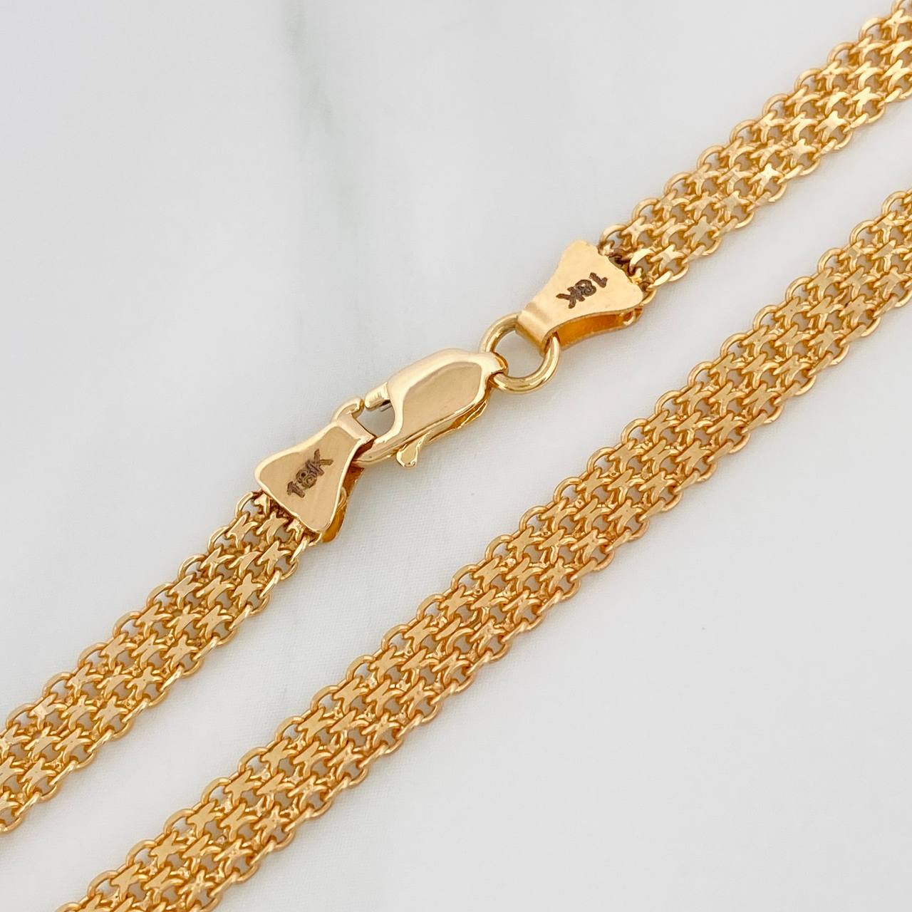 Cadena China 13.7gr / 55.5cm / 4mm Oro Amarillo Nac.Esp. 18K &
