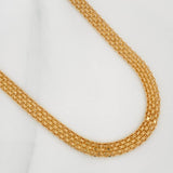 Cadena China 15.05gr / 60.5cm / 4.5mm Oro Amarillo 18K