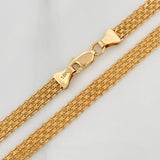 Cadena China 15.05gr / 60.5cm / 4.5mm Oro Amarillo 18K