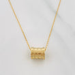 Set Cadena Aro Seguido + Dije Bv / 3.1g / 45cm Oro Amarillo 18K