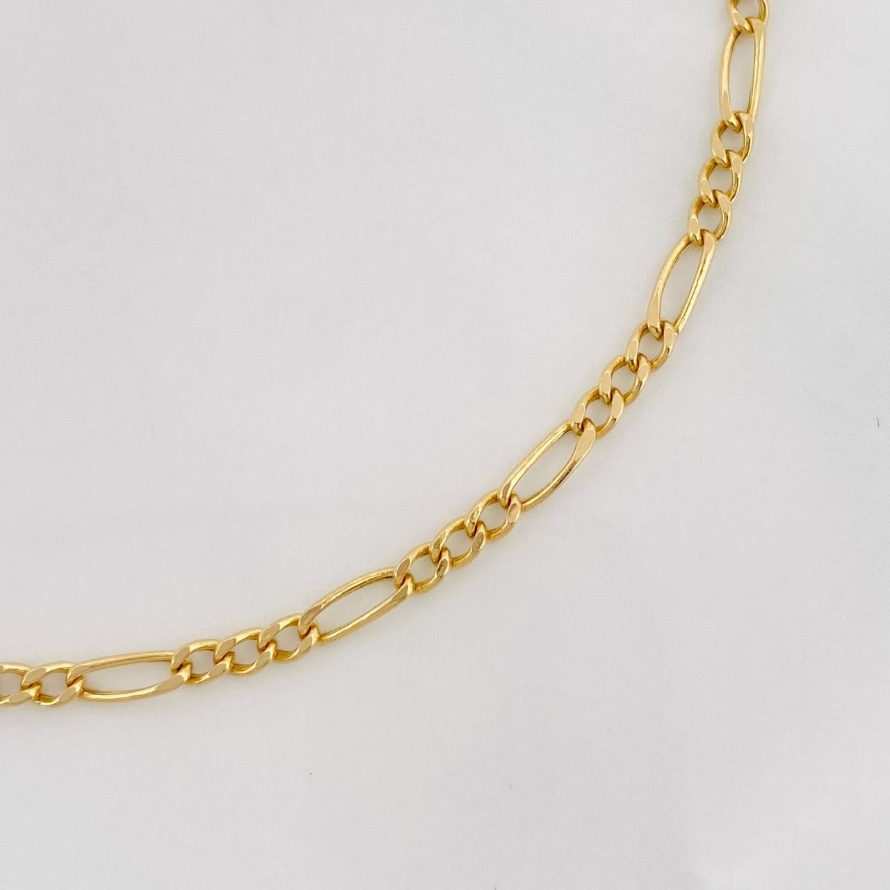 Pulso Figaro 0.75g / 18cm / 1.85mm Oro Amarillo 18K