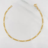 Pulso Figaro 0.75g / 18cm / 1.85mm Oro Amarillo 18K