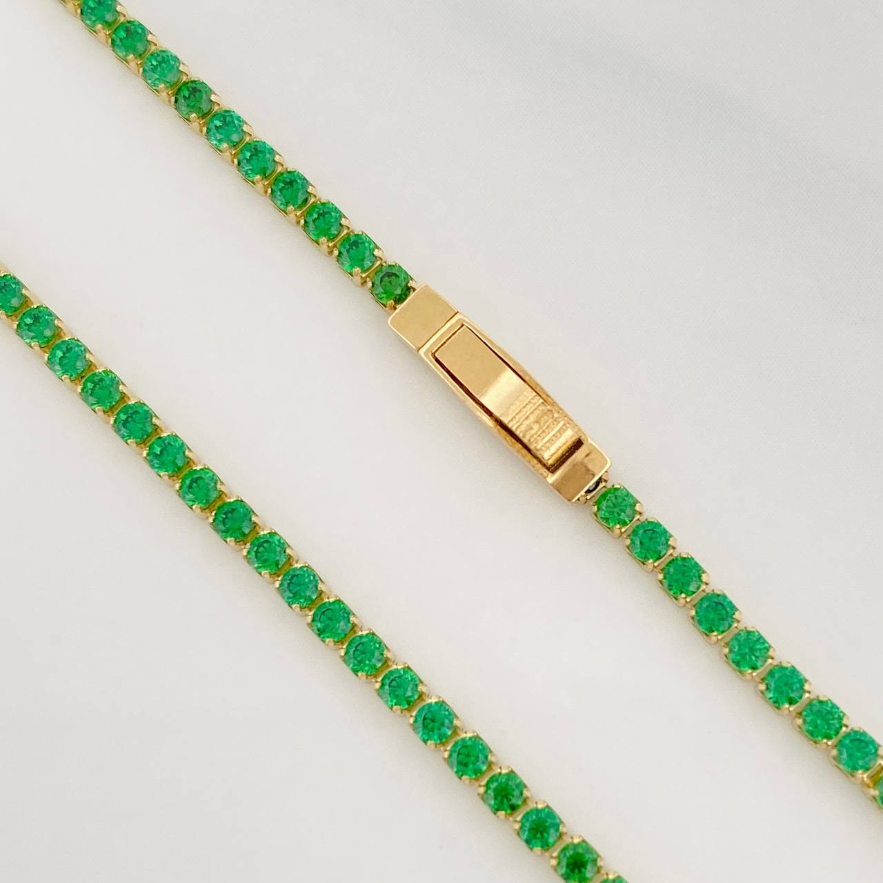 Pulso Tenis 2.75g / 19cm / 1.8mm Oro Amarillo 18K