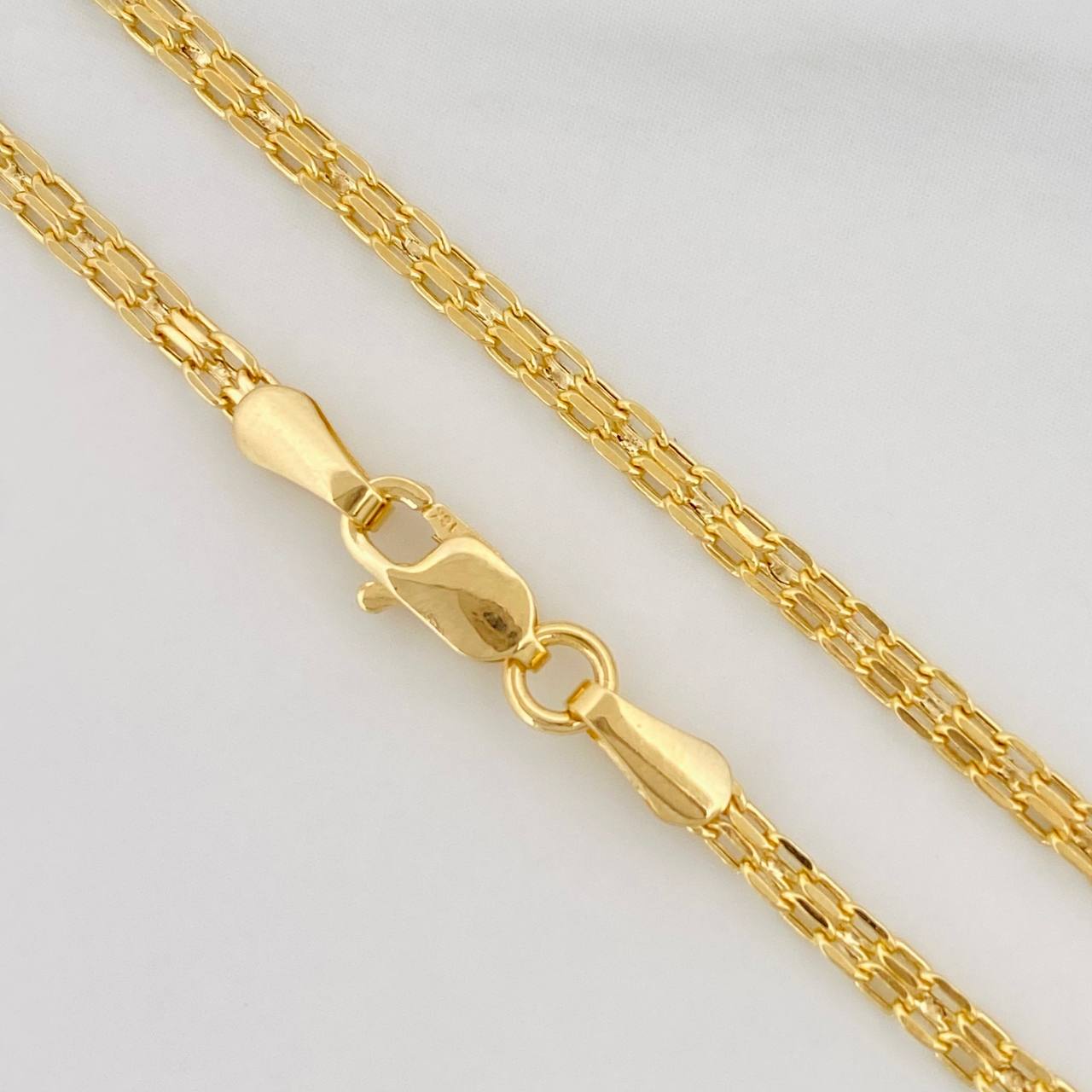 Pulso Chino 1.4g / 19.5cm / 2.1mm Oro Amarillo 18K