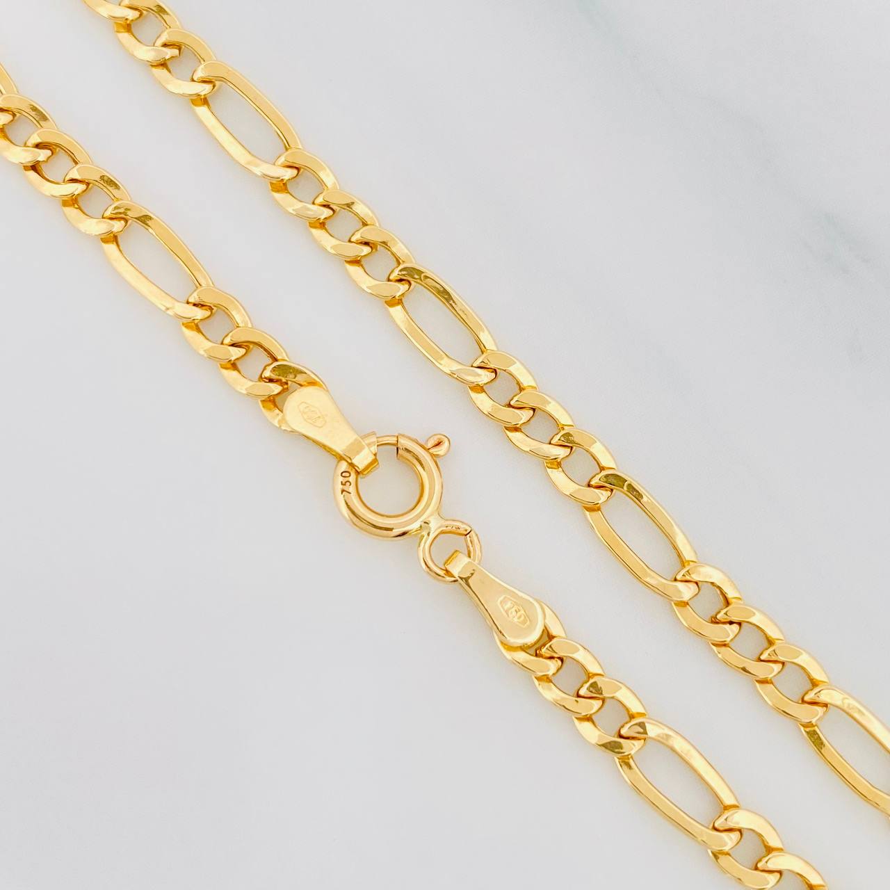 Pulso Figaro 1.65g / 20cm / 3.25mm Oro Amarillo 18K