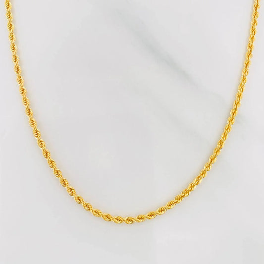 Cadena Lazo 2.05g / 60cm / 1.15mm Oro Amarillo 18K