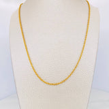 Cadena Lazo 1.7g / 45.5cm / 1.5mm Oro Amarillo 18K