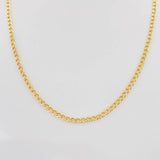Cadena Mini Cubana 1.55g / 50cm / 1.4mm Oro Amarillo 18K