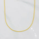 Cadena Militar 3.15g / 50cm / 1mm Oro Amarillo 18K