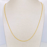 Cadena Militar 3.15g / 50cm / 1mm Oro Amarillo 18K