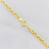 Cadena Lazo 5.6g / 61cm / 2.5mm Oro Amarillo 18K