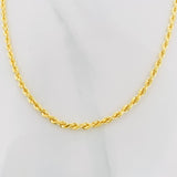 Cadena Lazo 5.9g / 61cm / 2.4mm Oro Amarillo 18K