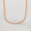 Cadena Militar 2g / 50cm / 0.97mm Oro Rosa 18K